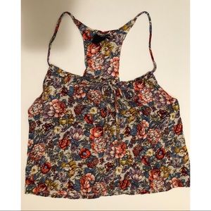 Floral Crop Tank